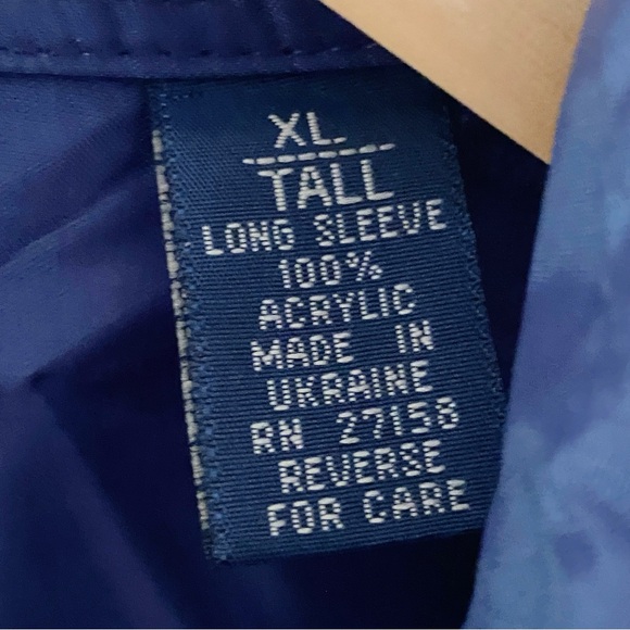 Grunge Flannel Shirt BACKPACKER SPORTSWEAR XL Tall Men’s Button Down Plaid - Picture 7 of 9